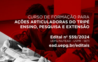 Inscrições abertas para o Curso de Formação em Ações Articuladoras do Tripé Ensino, Pesquisa e Extensão nas Universidades Paranaenses