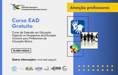 Inscrições abertas para curso de extensão em Educação Especial e Inclusiva EaD